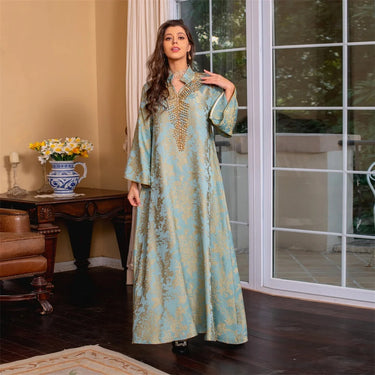 Robe de soirée orientale luxueuse